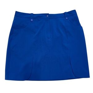 EP Pro Blue Golf Tennis Athletic Skort Women’s Size 14 Built In Shorts Pockets